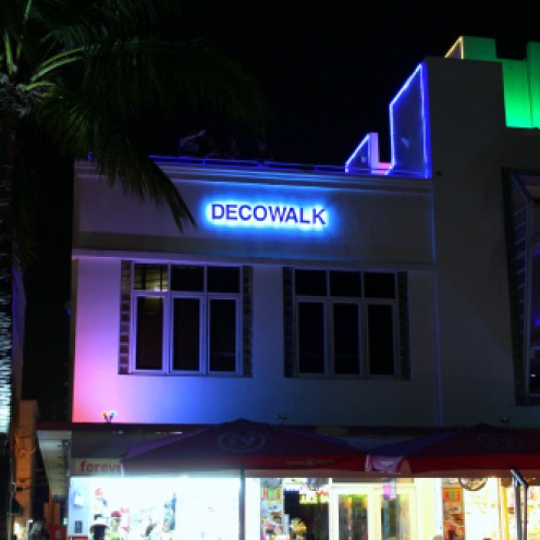 Decowalk Miami Art Deco District by night exploreglobal