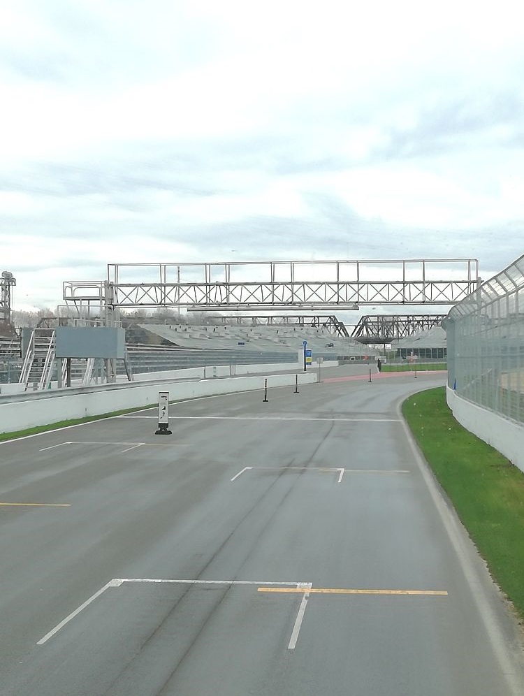 Formel 1 Rennstrecke in Montréal auf der Ile Notre-Dame