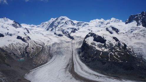 Blick auf den Aletschgletscher in der Schweiz Exploreglobal Reiseblog