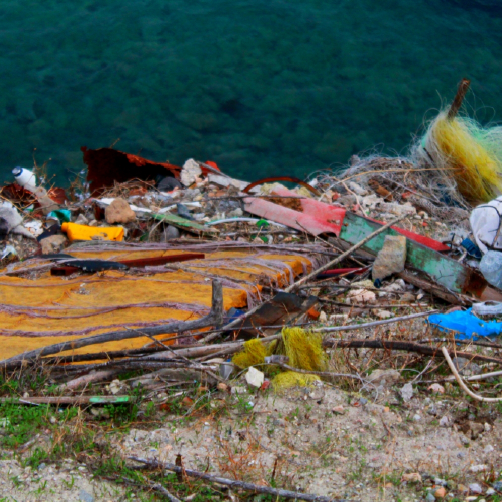 Müll im Hinterland Insel Ägina